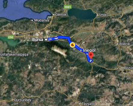 BURSA İNEGÖL HACIKARA MAH.  644 M² TARLA SATILIKTIR - BURSA İNEGÖL fotoğraf 3